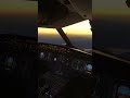 SUNSET IS AWESOME 🌅 New Video Available | #aviation #msfs2024 #viral #plane #sunset