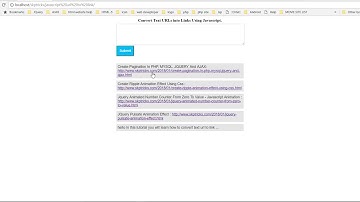 Convert Text URLs into Links Using Javascript