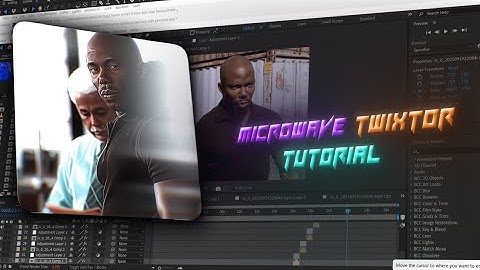"How to Make (MICROWAVE TWIXTOR) on After Effects (Easy Tutorial)"