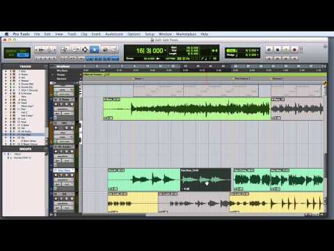 Basic Edit Tool Functions in Pro Tools