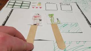 Paper Prototype of skined Zelda game (RedBeard Run)