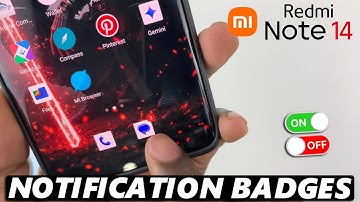 How To Enable / Disable Notification Badges On Redmi Note 14 / 14 Pro+