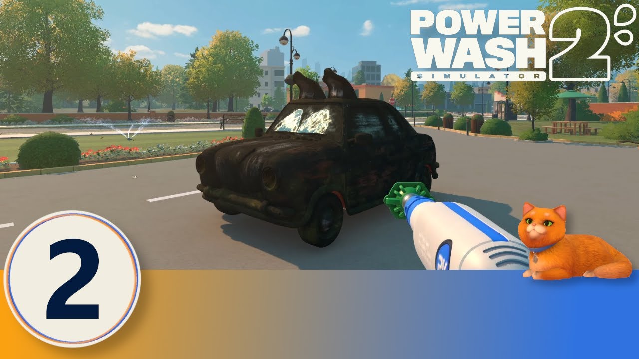 Finishing Art Deco House and the Dog Car - PowerWash Simulator 2 ...