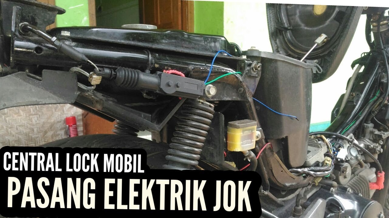 PASANG ELEKTRIK JOK MOTOR SUPRA X 125 CENTRAL LOCK YouTube