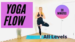 30 Minute Yoga Flow Full Body All Levels At home no equipment