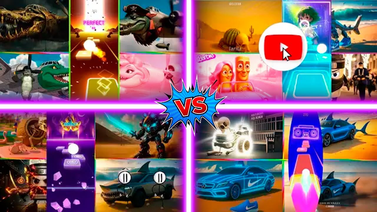 Tiles Hop BRAINROT PARADE🆚BRAINROT EXTINCTION🆚BRAINROT ZOMBIE🆚 ASSASINO - Tiles Hop EDM Rush!