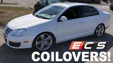 Installing Coilovers on the MK5 Volkswagen Jetta!  It