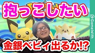 ポケモンgo 抱っこしたい ピチュー トゲピーゲットなるか 神引き 金銀 Pokemon Go Youtube