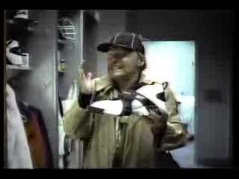 Nike hockey goalie commercial (Fedorov) - Shaving Cream (1997