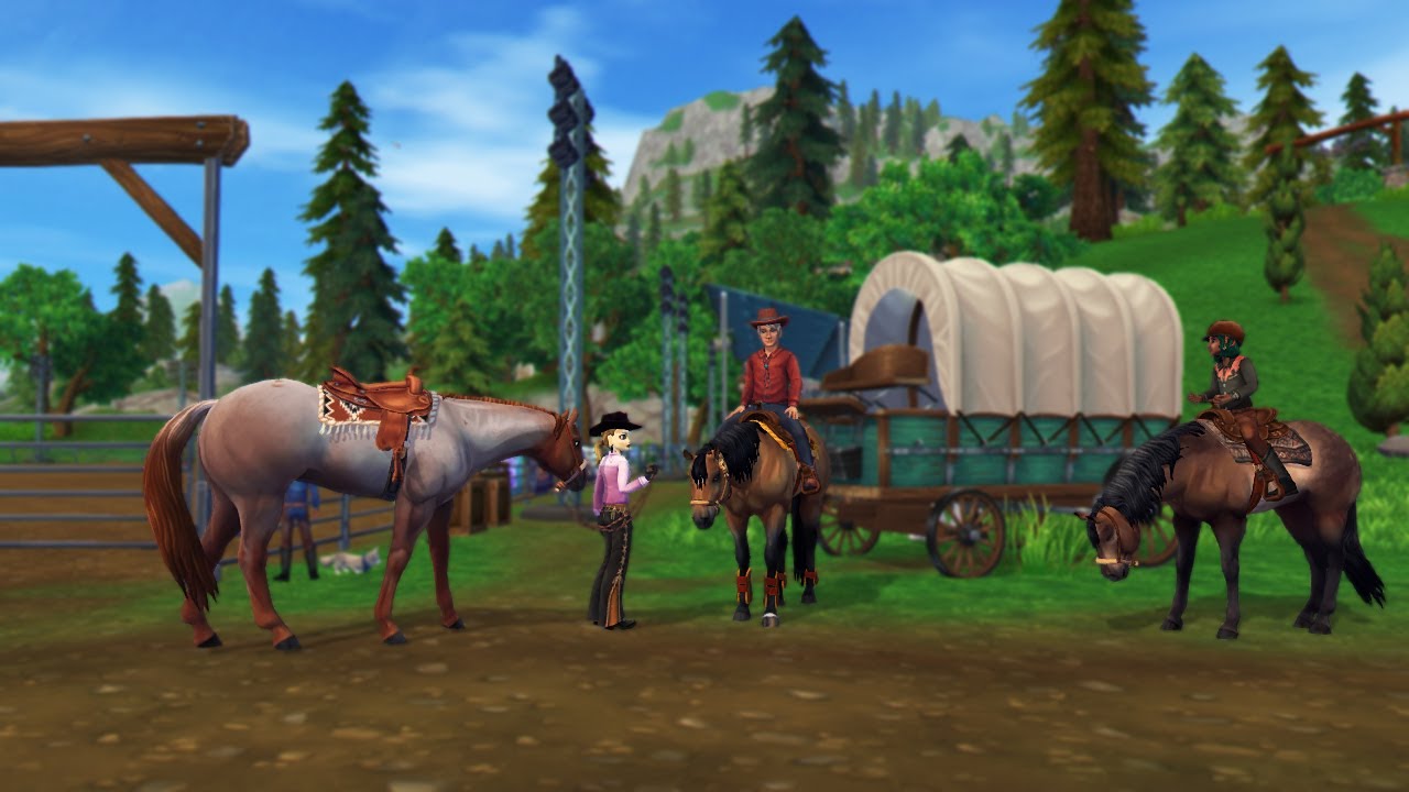 Western Races level 1 vs. level 10 horse (Star Stable online) - YouTube