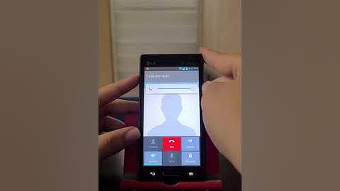 LG Optimus L9 dialing