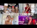 day in my life living in LA! HUGE christmas unboxing + GRWM for influencer parties | vlogmas day9