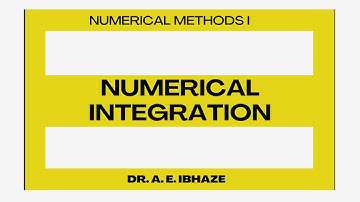 NUM82313. Numerical Integration #lecture #new #numericalsolutions #engineering