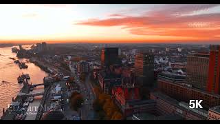 5K Hafen View Hamburg - DJI Mavic 3 Cine