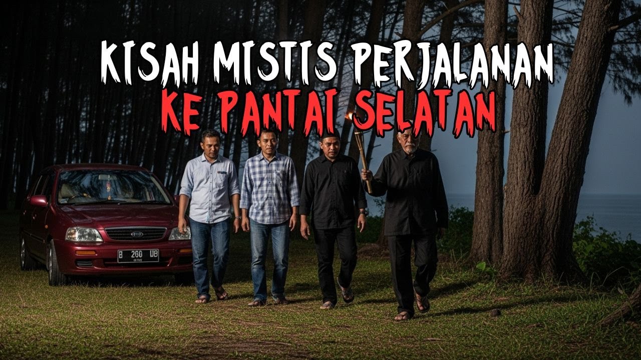 SUNGGUH MENCEKAM MALAM ITU! KISAH AKIL JALAN MALAM MENGANTAR TEMAN KE PANTAI SELATAN UNTUK RITUAL