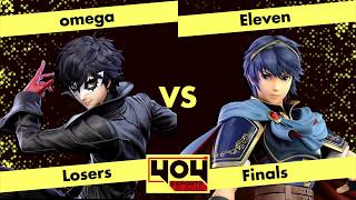 4o4 by Sh33rZ: Weekly Smash 110 - omega (Joker) vs Eleven (Marth)
