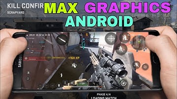 WARZONE MOBILE (SCRAPYARD MAP) MAX GRAPHICS ANDROID GAMEPLAY