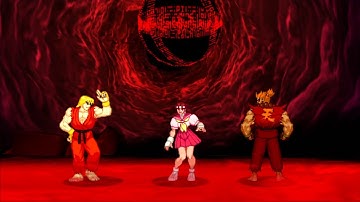 Marvel VS Capcom 2 - Ken/Sakura/Akuma - Expert Difficulty Playthrough