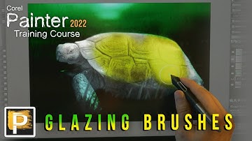 Corel Painter Glazing Brushes - Painter 2022 Tutorial