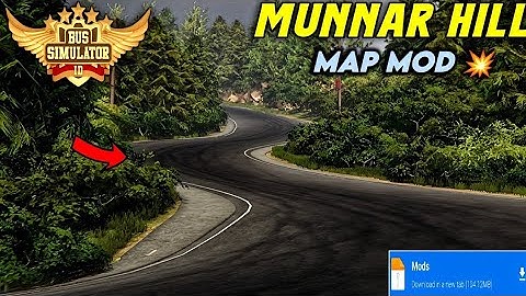 Map Mod Bussid 4.2 - Munnar Mountain Hill map Mod For Bus Simulator Indonesia