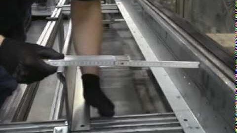 Steel trough installation