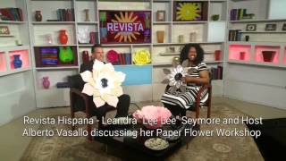 Video Clip Creating With Lee Lee Interview On The Revista Hispana Talk Show