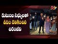Megastar Chiranjeevi lighting lamps along with family members