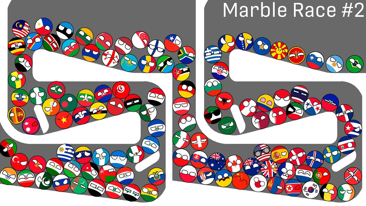 Countryballs Marble Race League 2 2020 Fall League YouTube