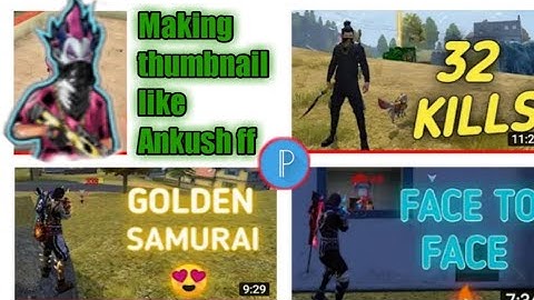 How to make thumbnail like Ankush ff #gamingwithpiyush #Ankushff #makethumbnail #freefirethumbnail