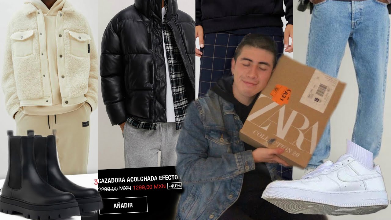 Comprando el closet de mis sueños *ropa AESTHETIC* + try on haul ZARA, NIKE, BERSHKA, PULL&BEAR.