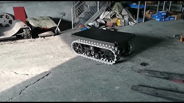 Engineering Machinery Rubber Track Undercarriage 150 - 500kg Loading