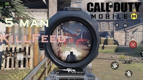 COD Mobile: 5 Man Sniper KillFeed (Literally Insane!!!)