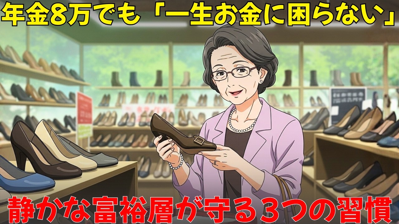 【100%実証済】「静かな富裕層」が守る3つの習慣。たとえ年金8万円でも、この3つの秘訣を守るだけで一生お金に困りません。
