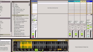 Ableton Live 9.5 Simpler: warping breaks and using the Glide mode for effects