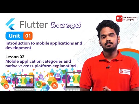 Unit 01 | Lesson 02 |Mobile application categories and native vs cross-platform explanation |Flutter