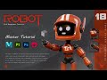 Create a K-VRC Robot from Love, Death & Robots in Maya | Part 18 | #youtube #3d #tutorial