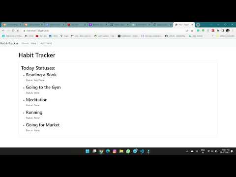 Habit-Tracker using react for skill test