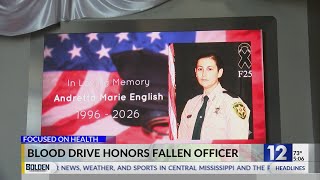 Blood drive honors late Forrest County investigator
