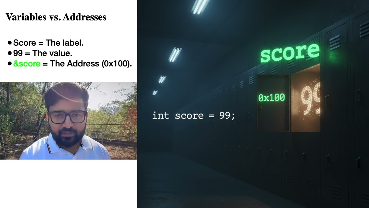 Episode 2: Pointers in C Explained: The Visual Guide (Stop Being Scared of Memory)