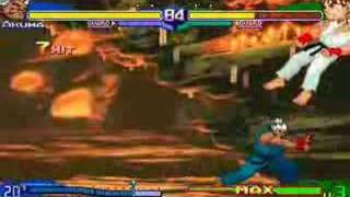 SFA3 V-Akuma V-ism Combos