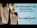 All Seasons Cardigan // Crochet Cardigan Sweater Pattern // DIY Crochet // Pattern Available