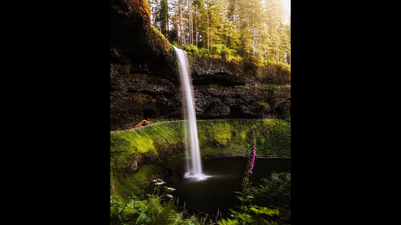 Relaxing music waterfall for sleep meditation yoga etc youtube