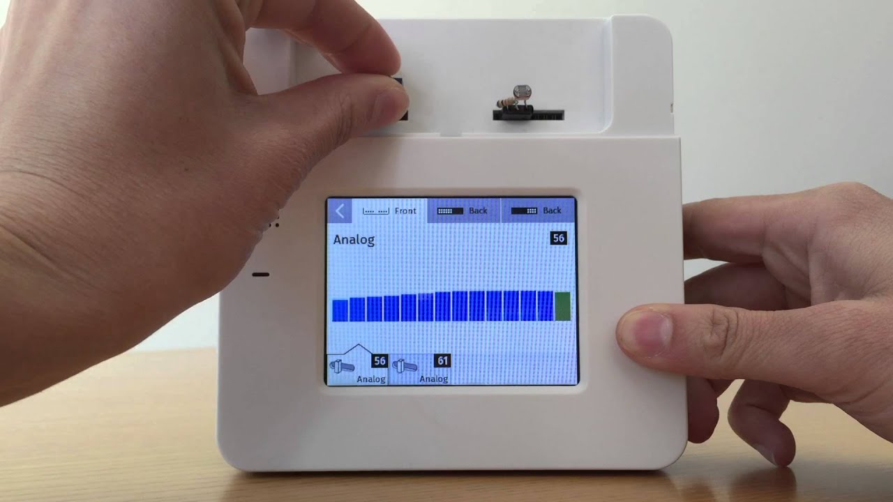 Kinoma Create with Analog Inputs - YouTube