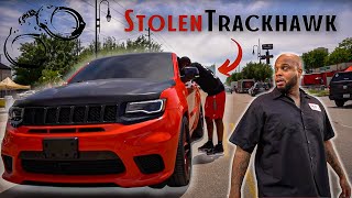 CoreySSG Steals Turkey Leg Hut 1000 horse power Trackhawk !