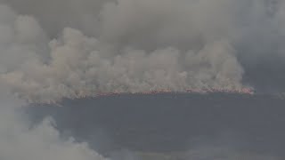 Large wildfire in Brazoria County 80% contained