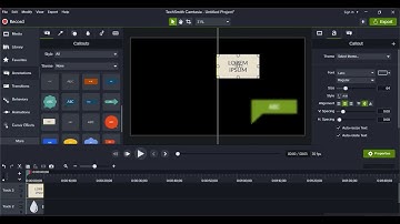 Camtasia Studio Tutorials  - 5  -  Add Annotations, Callouts and Title to Camtasia.