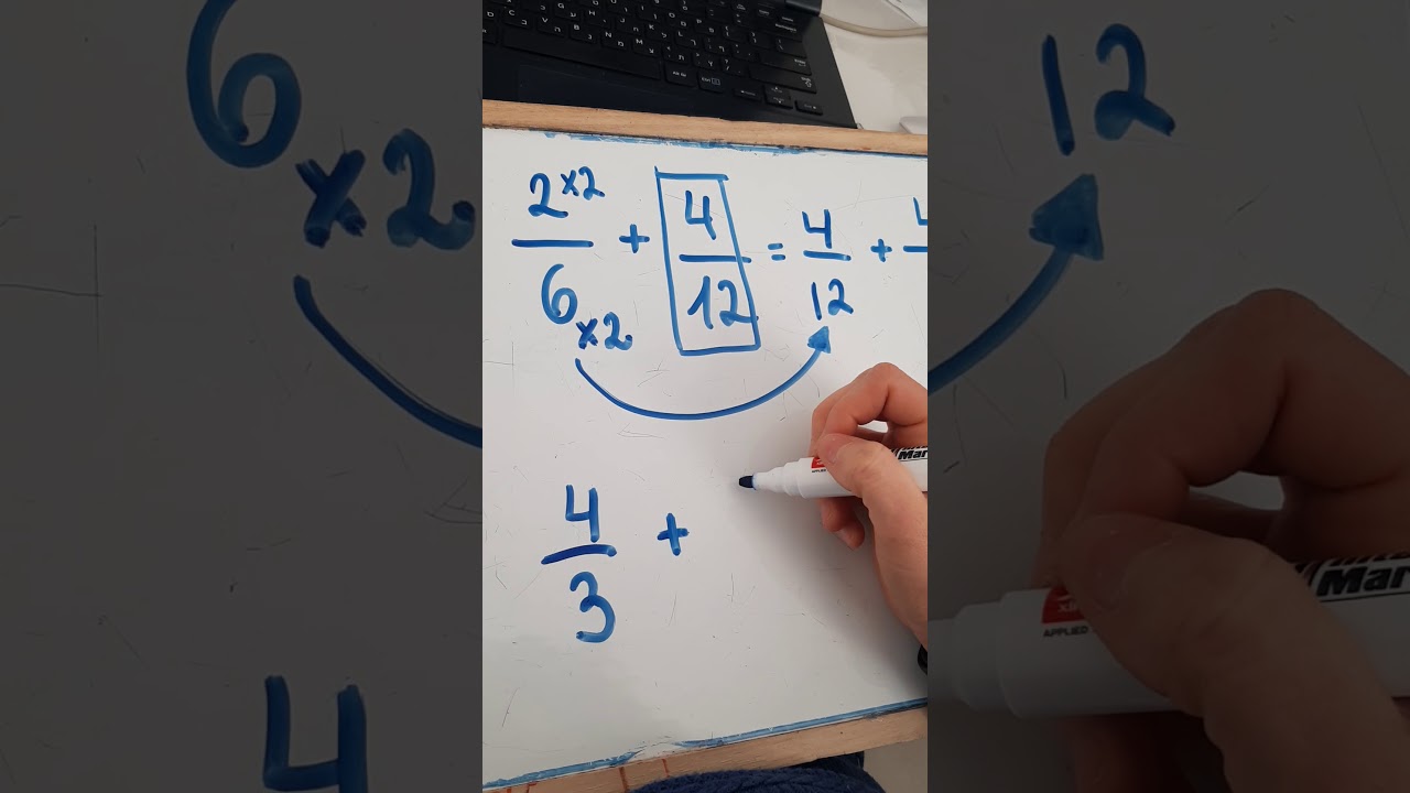 חיבור וחיסור שברים מכנים שונים