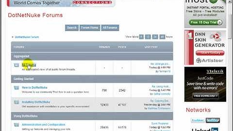 DotNetNuke Tutorial, Two RSS Feeds to get you active in the DotNetNuke Community - Video #135