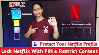 How to Lock Netflix Profile with PIN 🔒 | Set Parental Controls on Smart TV - Netflix