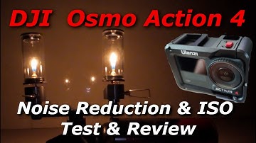 DJI Osmo Action 4 - ISO vs Noise Reduction settings review. What Noise Reduction do to your images.
